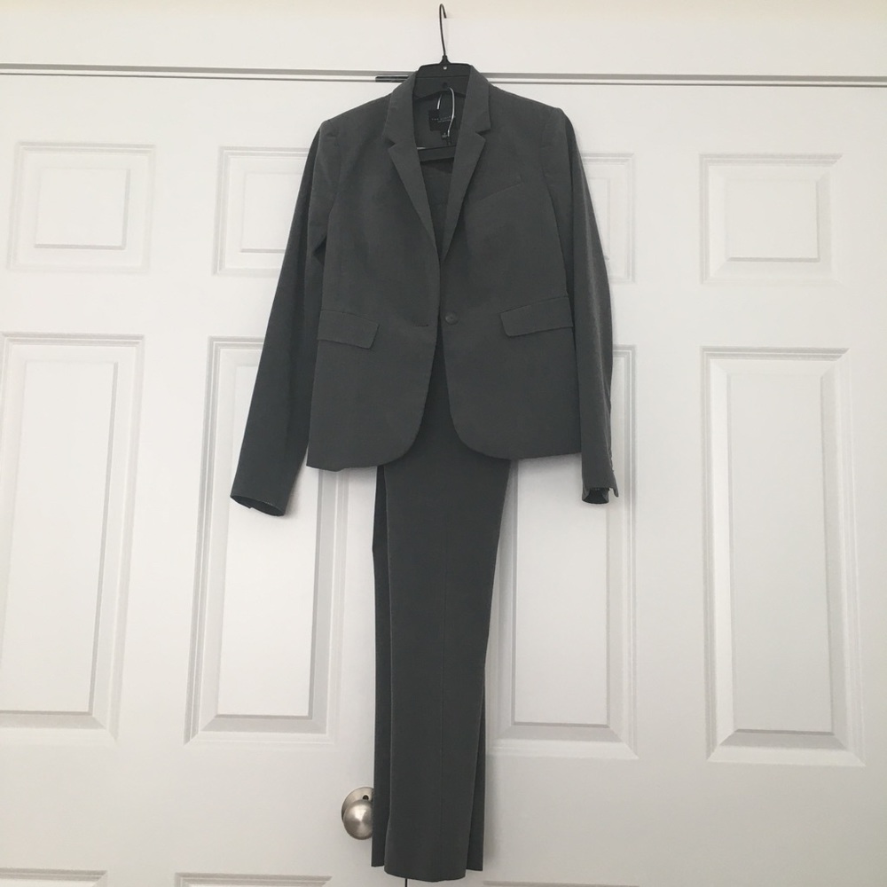 The Limited Gray Drew Pants Suit